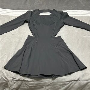 lululemon athletica Dark Gray Long Sleeve Dress